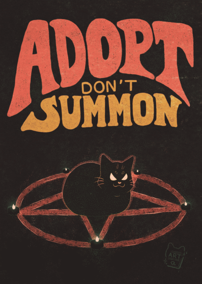 ADOPT DON'T SUMMON — @martaschreiber_art